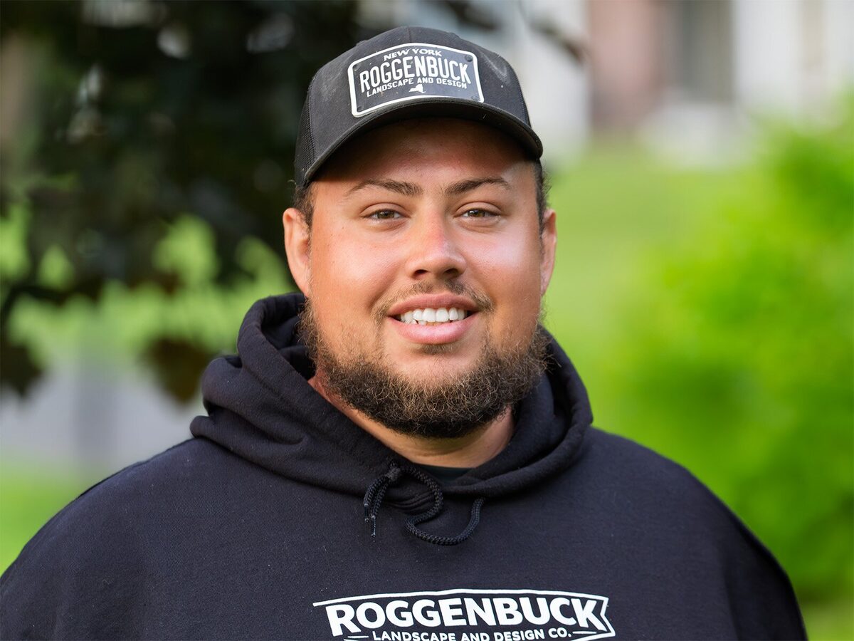 RJ, right-hand man at Roggenbuck Landscape & Design Co.