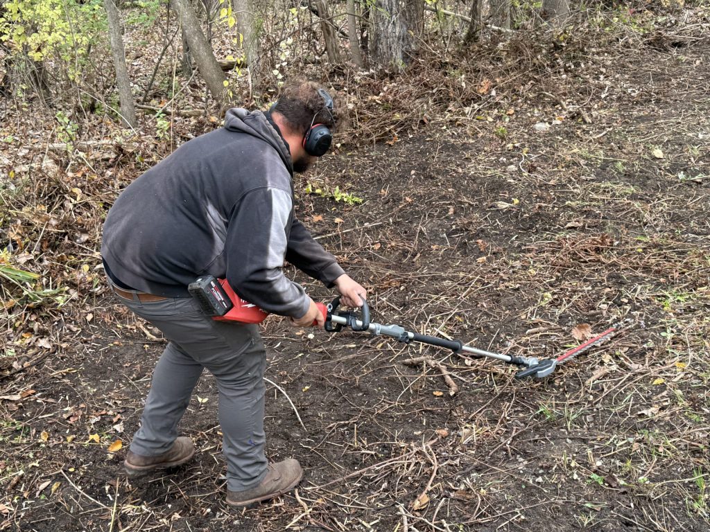 Brush Clearing in Burnt Hills