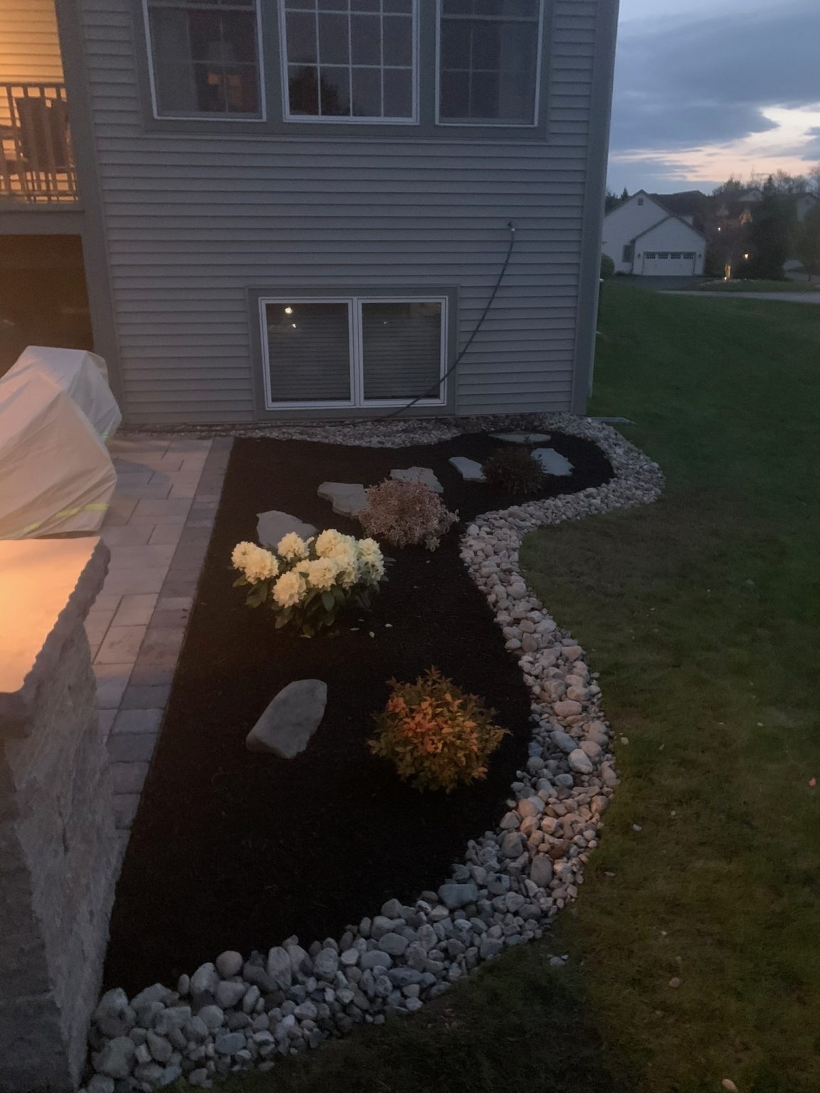 Back patio redesign in Sheldon Hills